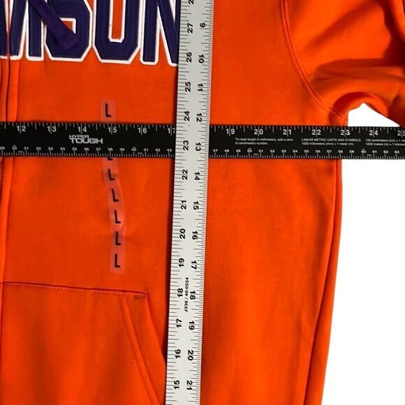 Colosseum Clemson Tigers  sweatshirt Size Large full zip hoodie pockets NWT - Picture 8 of 10